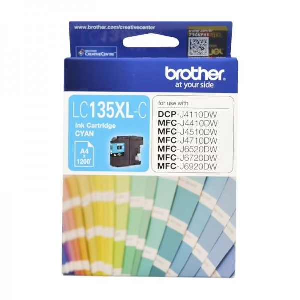 Genuine Brother 135XL High Yield Cyan Ink Cartridge