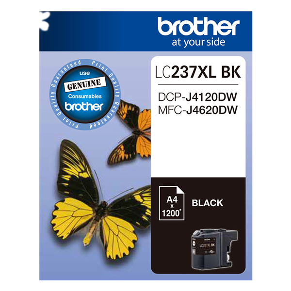 Genuine Brother 237XL High Yield Black Ink Cartridge