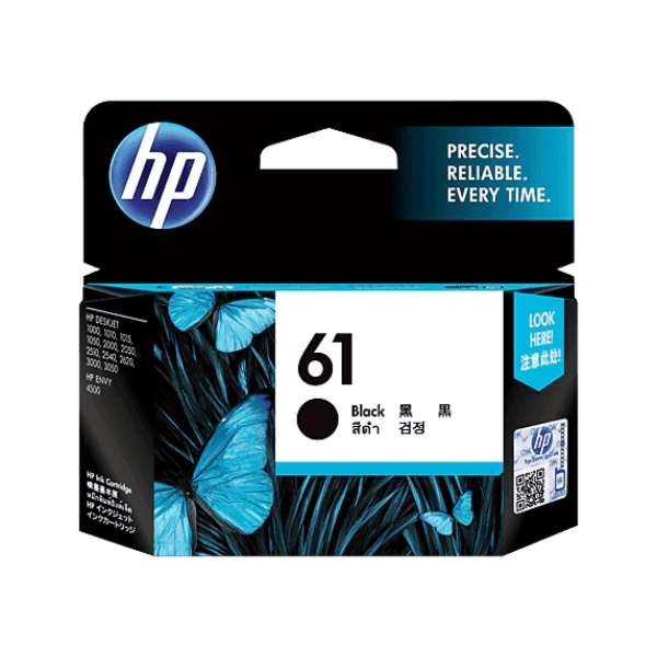 Genuine HP 61 Black Ink Cartridge