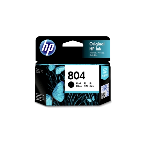 Genuine HP 804 Black Ink Cartridge