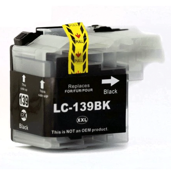 Compatible Brother 139XL High Yield Black Ink Cartridge