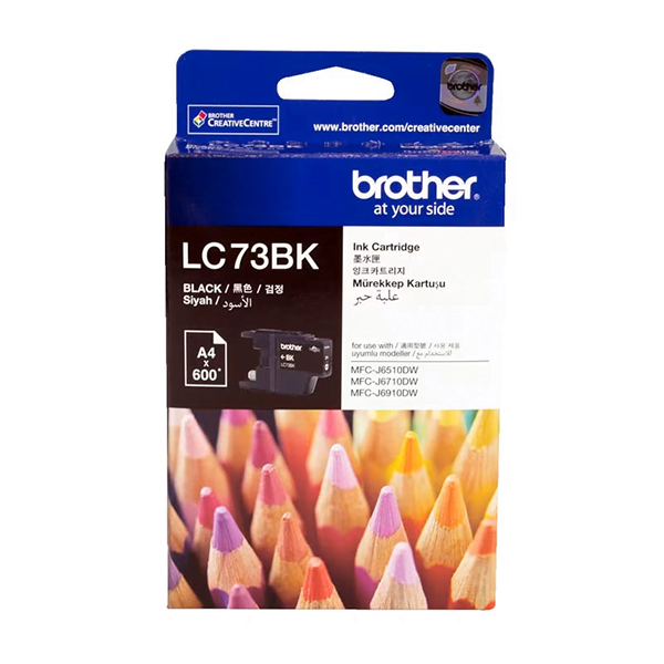 Genuine Brother 73 Black Ink Cartridge
