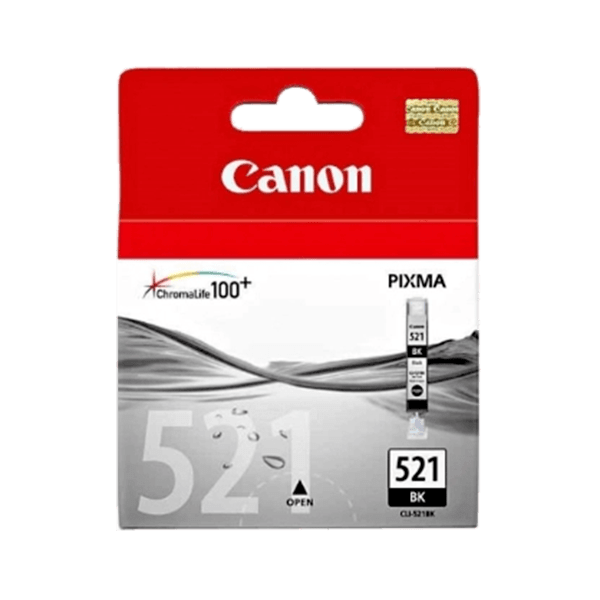 Genuine Canon CLI-521 Black Ink Cartridge