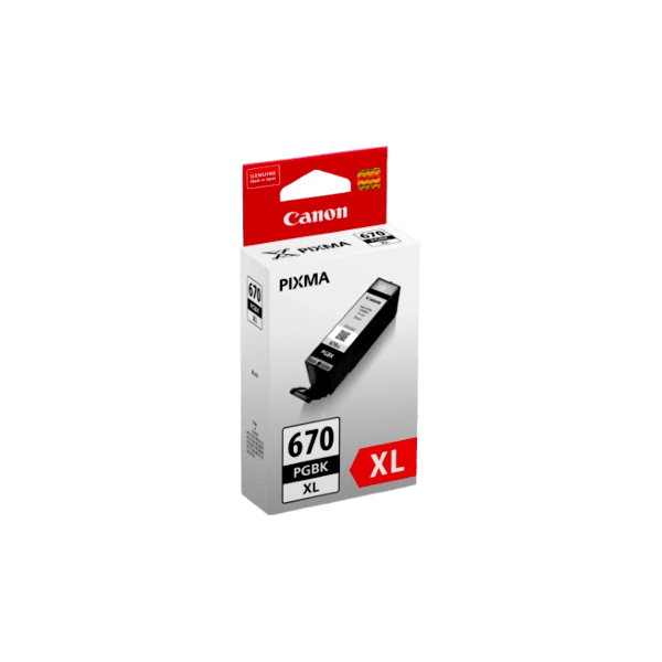 Genuine Canon PGI-670XL High Yield Black Ink Cartridge
