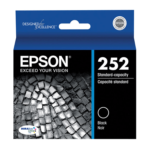 Genuine Epson 252 Black Ink Cartridge
