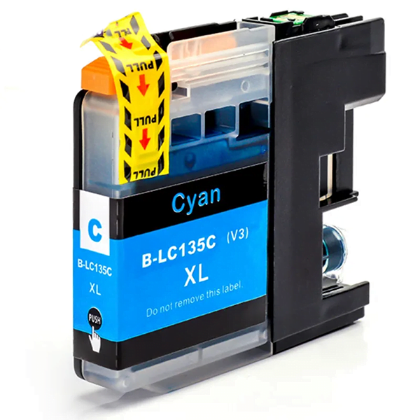 Compatible Brother 135XL High Yield Cyan Ink Cartridge