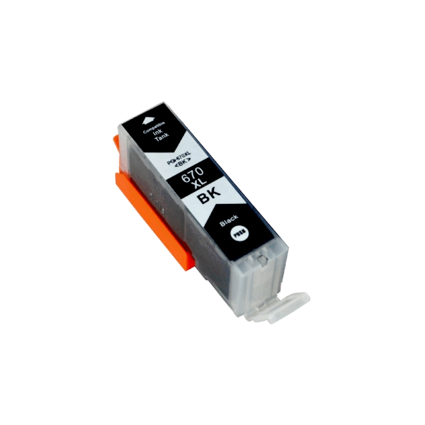 Compatible Canon PGI-670XL High Yield Black Ink Cartridge
