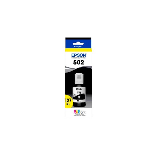 Genuine Epson 502 EcoTank Black Ink Bottle