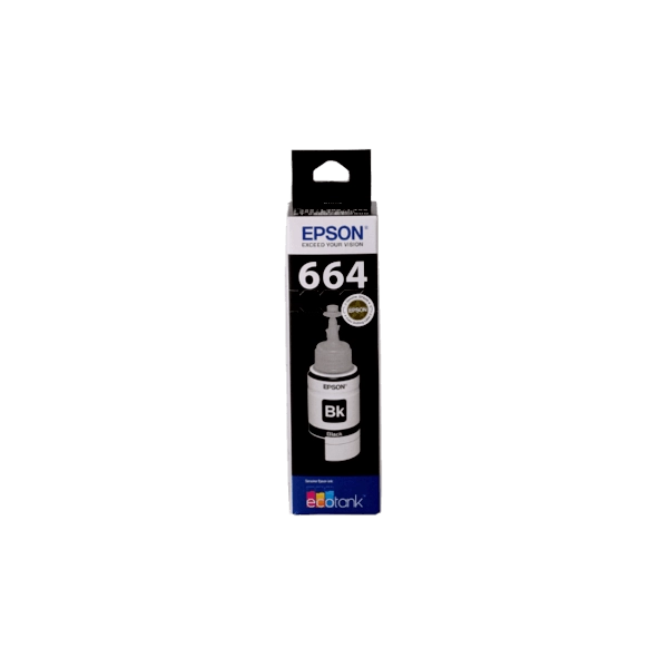 Genuine Epson 664 EcoTank Black Ink Bottle