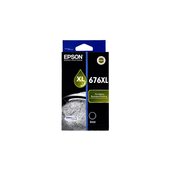 Genuine Epson 676XL High Yield Black Ink Cartridge
