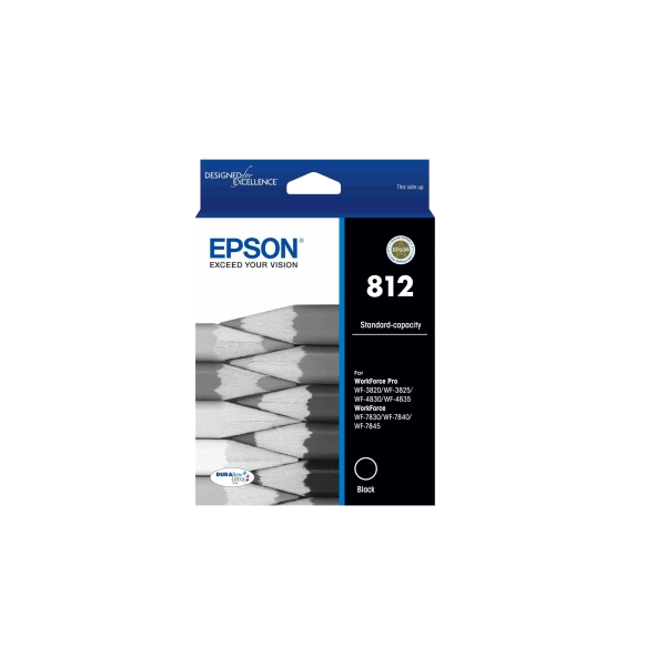 Genuine Epson 812 Black Ink Cartridge