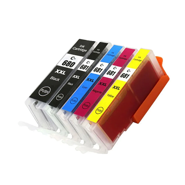 Compatible Canon PGI-680/CLI-681 Value 5 Pack Ink Cartridge