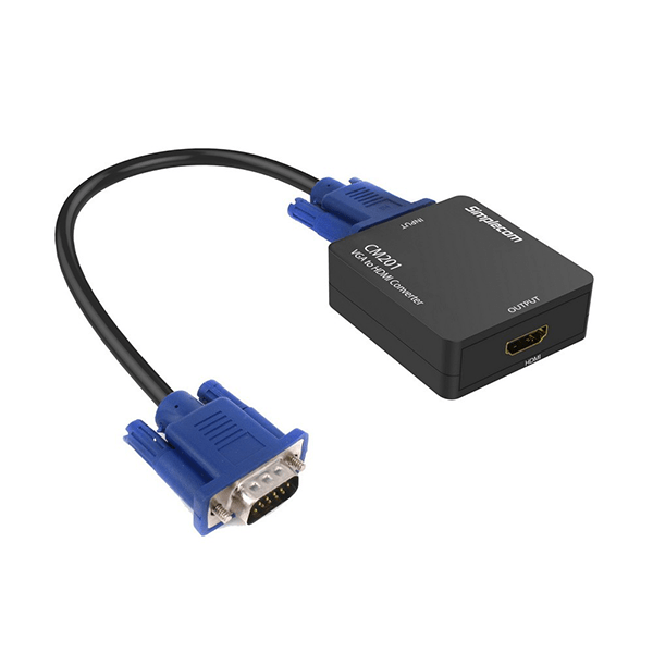 Simplecom CM201 VGA to HDMI Converter with Audio